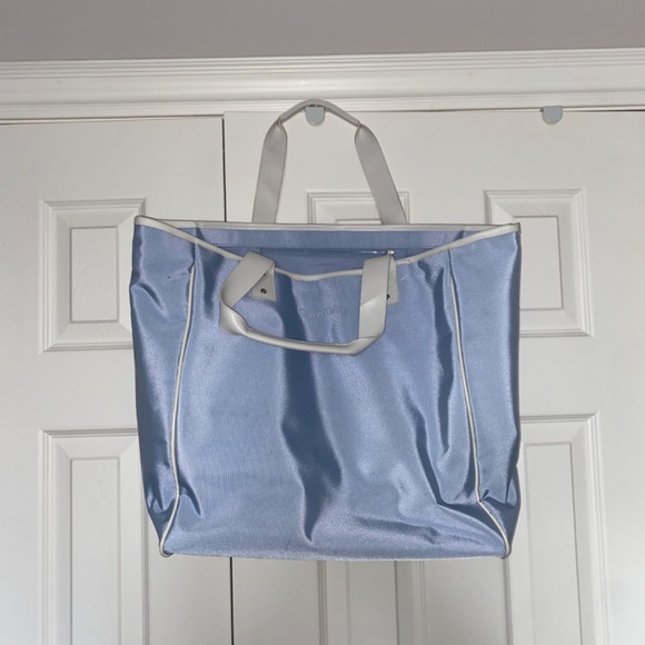 Calvin Klein Light Blue and White Tote Bag - Picture 2 of 4